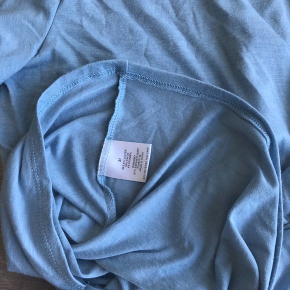 StitchFix Pique Blouse with Tie Front Detail, M - Picture 5 of 5